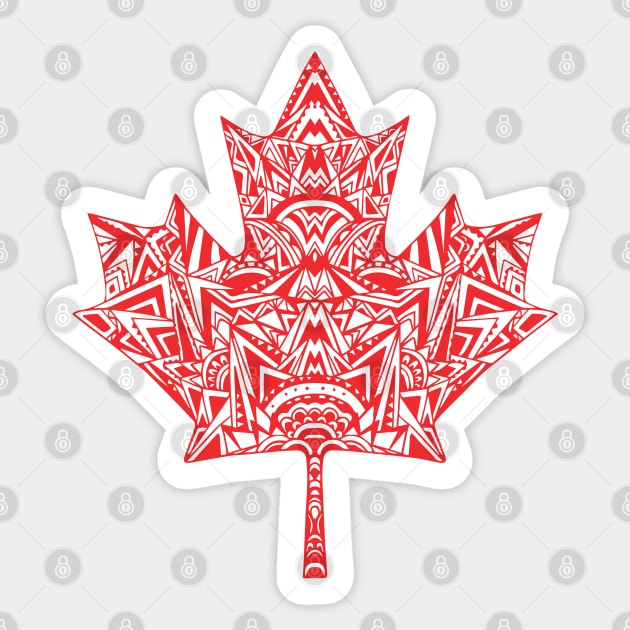 Canada Leaf Sticker by HayleyLaurenDesign